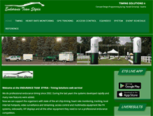 Tablet Screenshot of endurance-timing.net